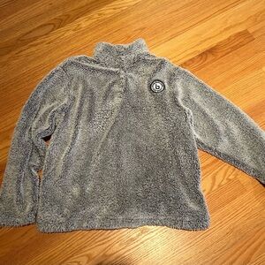 Women's Burn Boot Camp Cozy Gray Fleece Sweatshirt Size L EUC